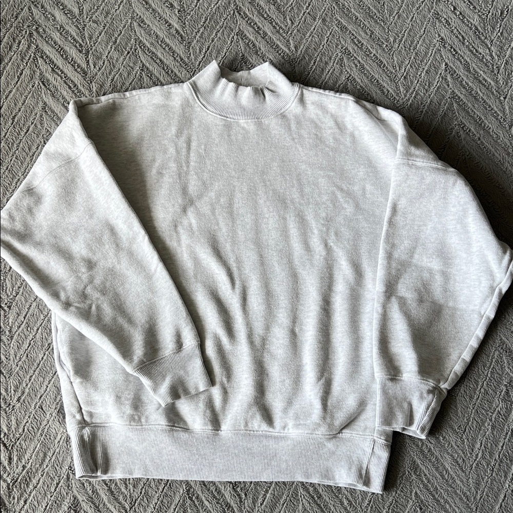 TNA Light Gray Crewneck Sweater